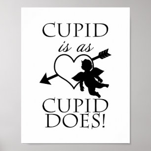 Póster Cupido É Como Cupido NAMORADOS
