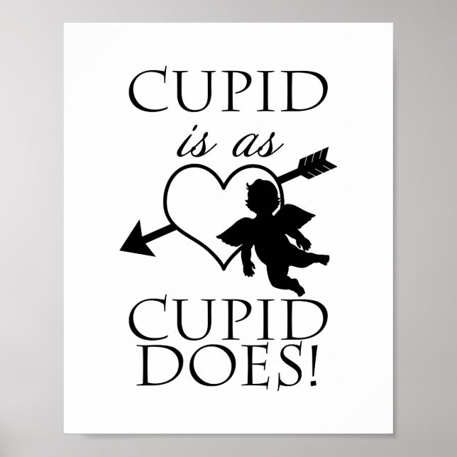 Póster Cupido É Como Cupido | NAMORADOS (Frente)
