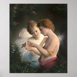 Poster Cupido e Psiquê, Louis Prang