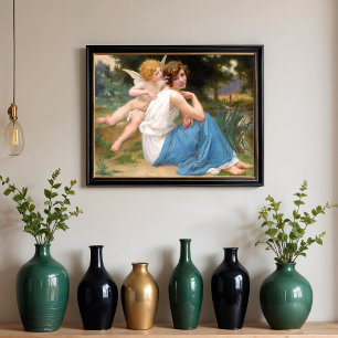 Poster Cupido e Psiquê por Guillaum Seignac
