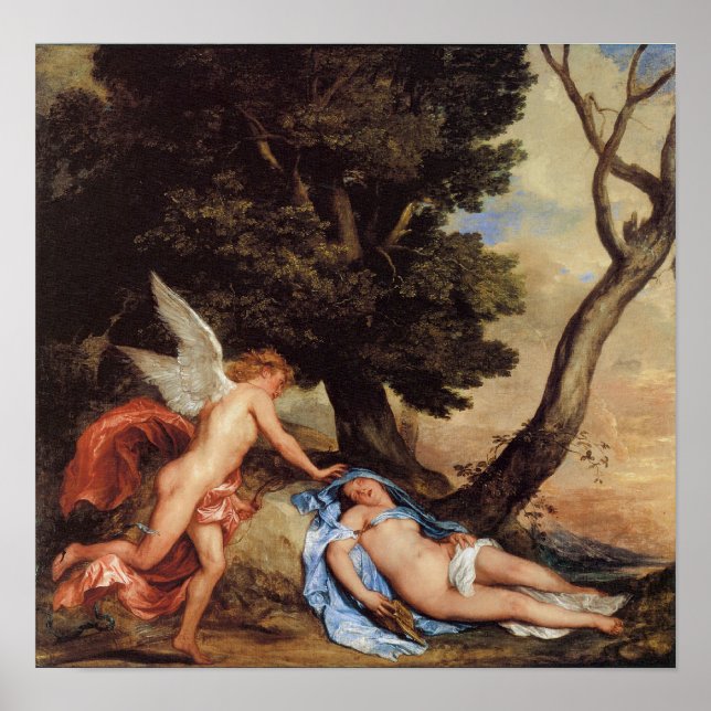 Póster Cupido e Psyche, 1638-40 (Frente)