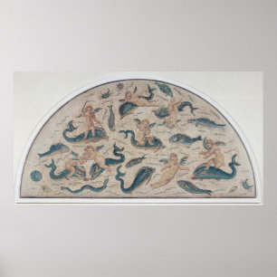 Poster Cupido, golfinhos e Sealife de Utique