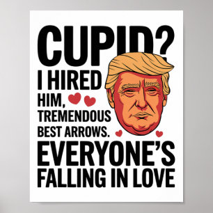 Poster Cupido que eu contratei Ele é um cara Tremendo Mel