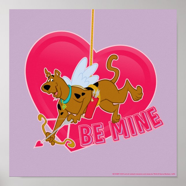 Poster Cupido Scooby-Doo - Seja Meu (Frente)