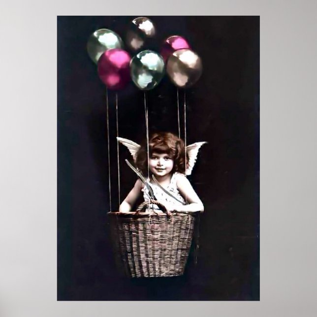 Poster Cupido Vintage (Frente)