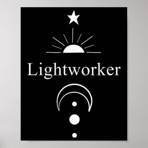 Poster Cura de Energia Reiki de Trabalhador da Luz Nova E
