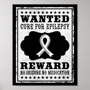 Poster Cura Desejada Para Epilepsia