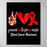 Cura do Câncer de Sangue Amor Paz Fita Vermelha Co