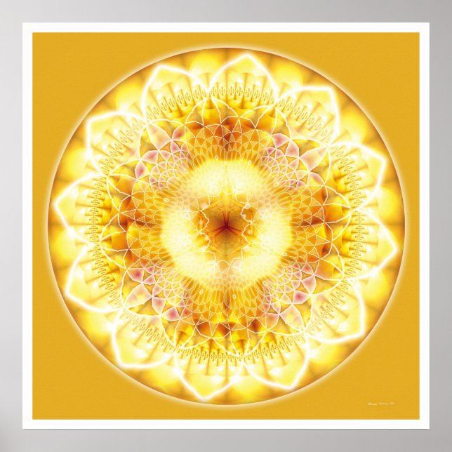 Póster Curando Mandala 1 (Frente)