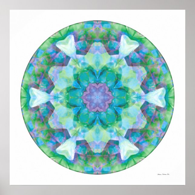 Póster Curando Mandala 10 (Frente)