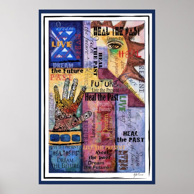 Póster Curar ao Vivo e Sonho (Frente)