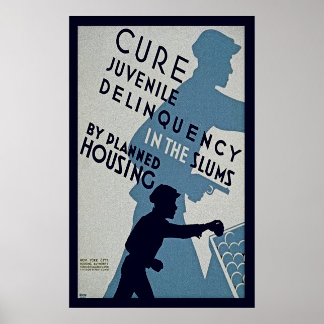 Poster Cure Juvenile Delinquence (Frente)