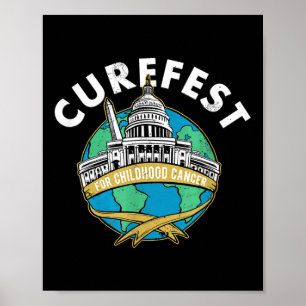 Poster Curefest Câncer Infantil Curefest Ao Redor Do Mund