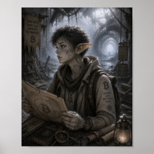 Poster Curiosidade / Cartógrafo / Túnel Esquecido