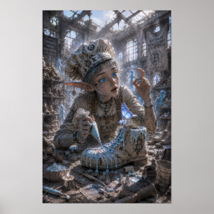 Poster Curiosidade / Chef de pastelaria / Grande armazém