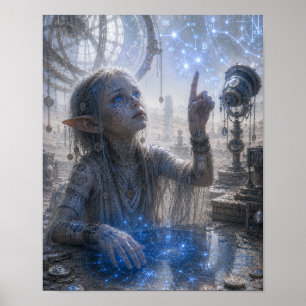 Poster Curiosidade / Leitor de Estrelas / Observatório do