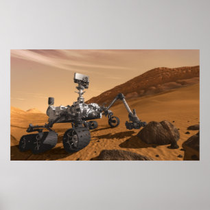 Póster Curiosidade: O Marte seguinte Rover