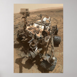 Poster Curiosity Mars Rover