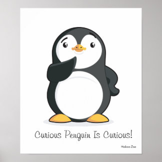 Póster Curioso Pinguim É Curioso! Pôster