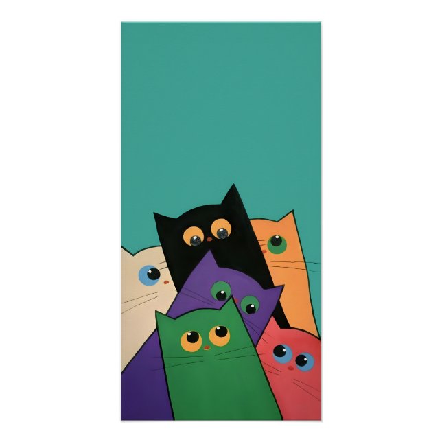 Póster Curious Cats (Frente)