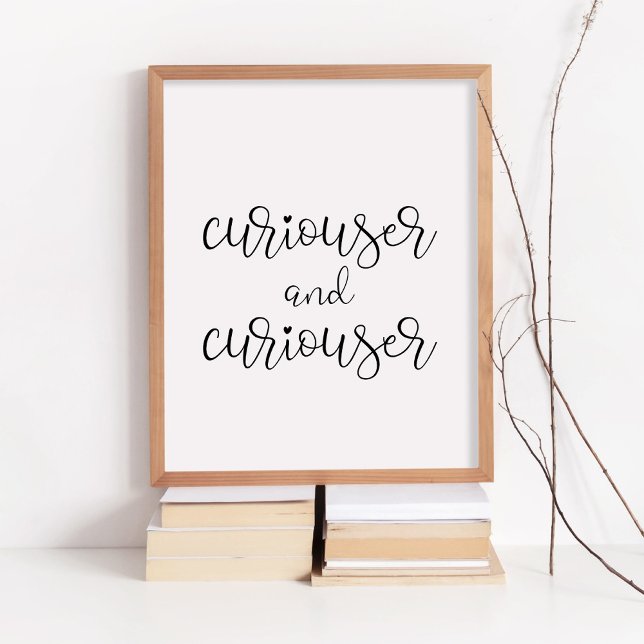 Poster Curiouser e curioso (Criador carregado)