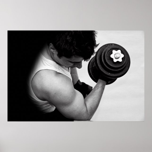 POSTER CURL BICEP (Frente)