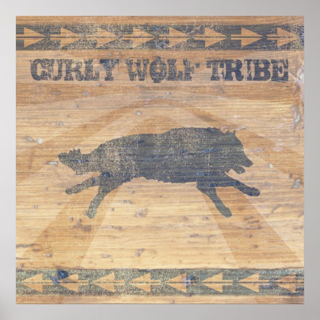 Póster Curly Wolf Tribe (Frente)