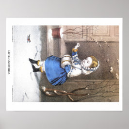 Póster Currier & Ives Lithógrafo: Pequeno Snowbird