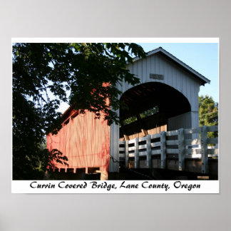 Póster Currin Covered Bridge, Oregon