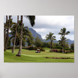 Póster Curso Poipu Bay Golf, Kauai, Havaí