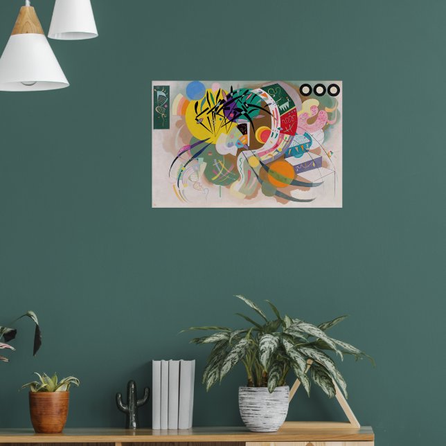 Poster Curva Dominante por Wassily Kandinsky (Sala de Estar 1)