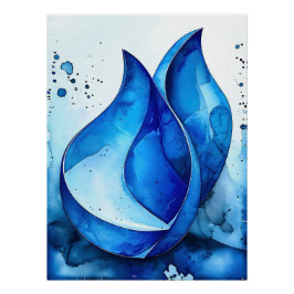 Póster Curvas de índio restauradas