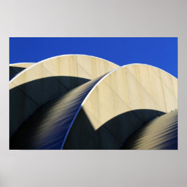 Póster Curvas e Sombras do Kauffman Center