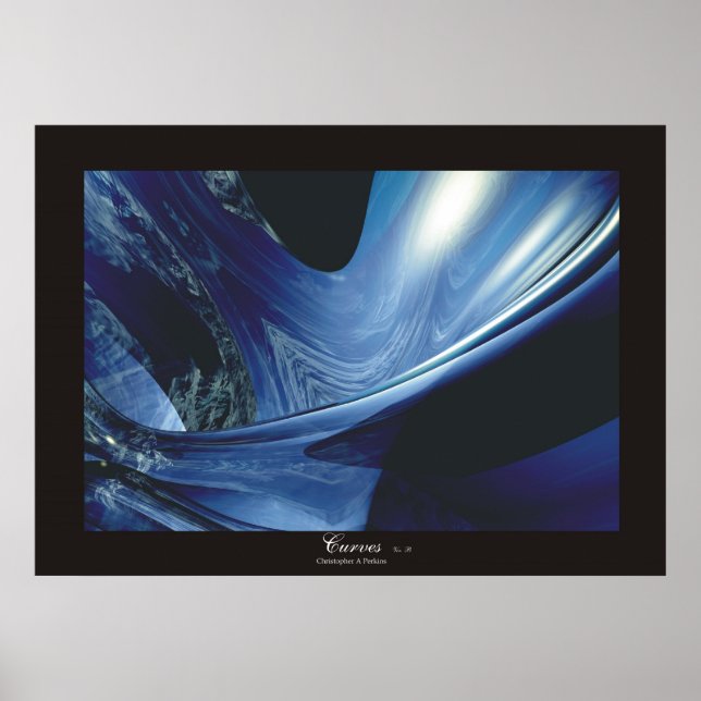 Póster Curvas Ver. B (Frente)