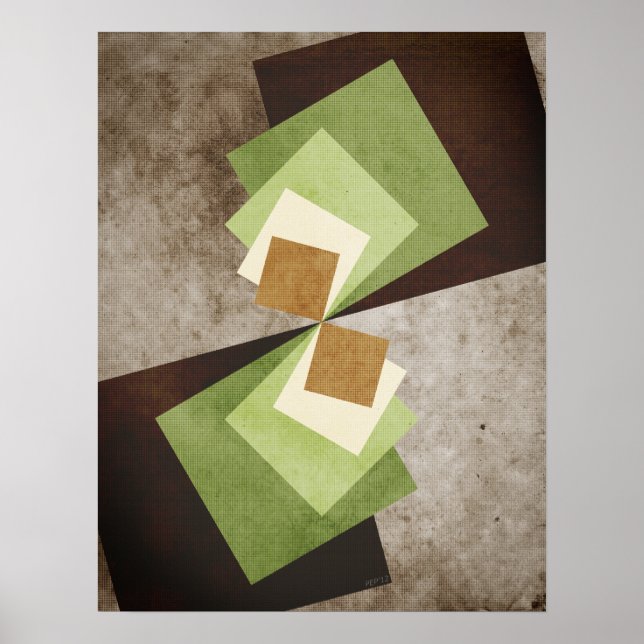 Poster Curvatura de A Quadrado (Frente)