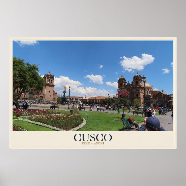 Poster Cusco na Luz Andina (Frente)