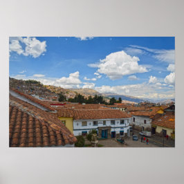 Poster Cusco, Peru, Telhados