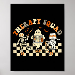 Poster Custo da Enfermeira de Halloween Com Pt Ghost Quad
