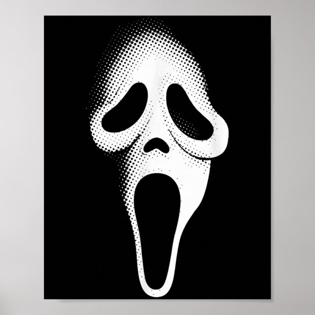 Poster Custo das Máscaras do Dia das Bruxas de Horror de  (Frente)