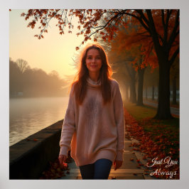 Poster Custom Her Portrait – A Special Gift for Her