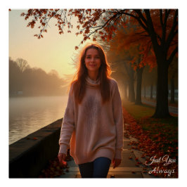 Póster Custom Her Portrait – A Special Gift for Her