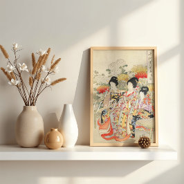 Poster CUSTOM Imperial O-oku Elegant Kimono Print 