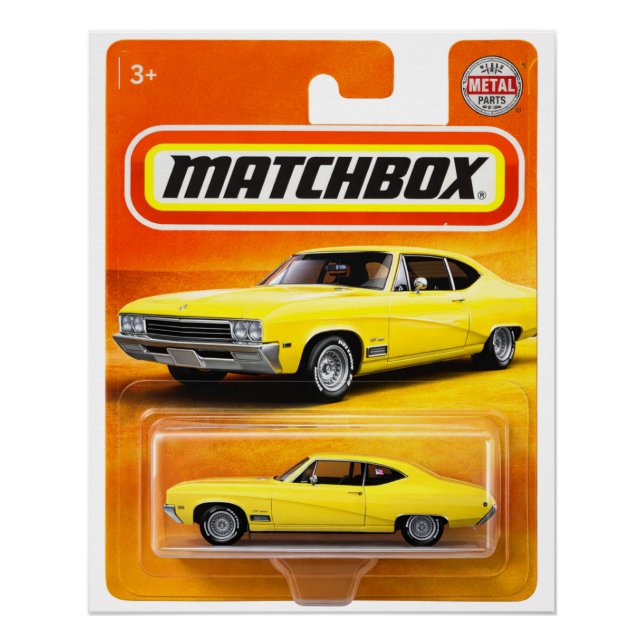 Póster Custom Matchbox Style Classic Car Design (Frente)