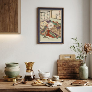 Poster CUSTOM Retro Boy on Rocking Horse Art Print 