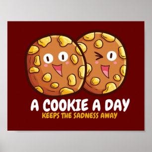 Poster Customizable "A cookie a day"