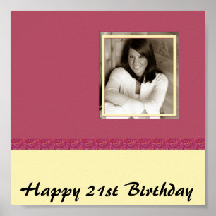 POSTER CUSTOMIZÁVEL DO AUTÓGRAFO DA FOTO DO