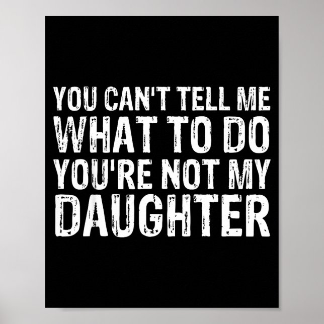 Poster Cute And Funny Father Quote Cool Dad Design For Fa (Frente)