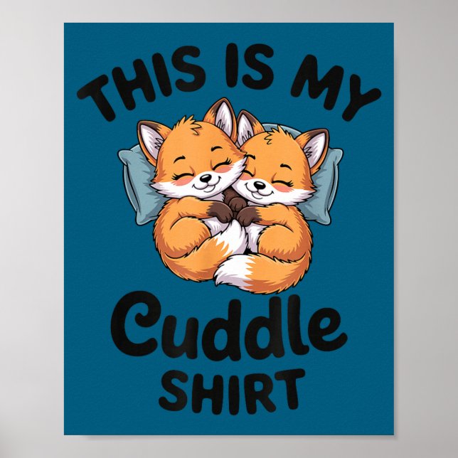 Poster Cute Bee Couple Snuggle Cuddle  (Frente)