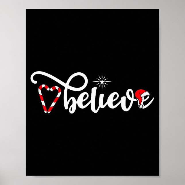 Poster Cute Believe Christmas  (Frente)