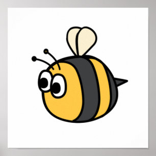 Poster Cute Bumblebee
